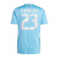 Belgium Arthur Vermeeren #23 Replica Away Shirt Euro 2024 Short Sleeve